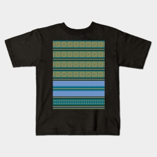 Traditional Ethnic Peruvian Inca Andean Pattern 2 Kids T-Shirt